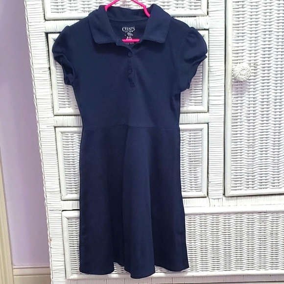 Chaps Navy Polo Dress Size 7 - Picture 1 of 3